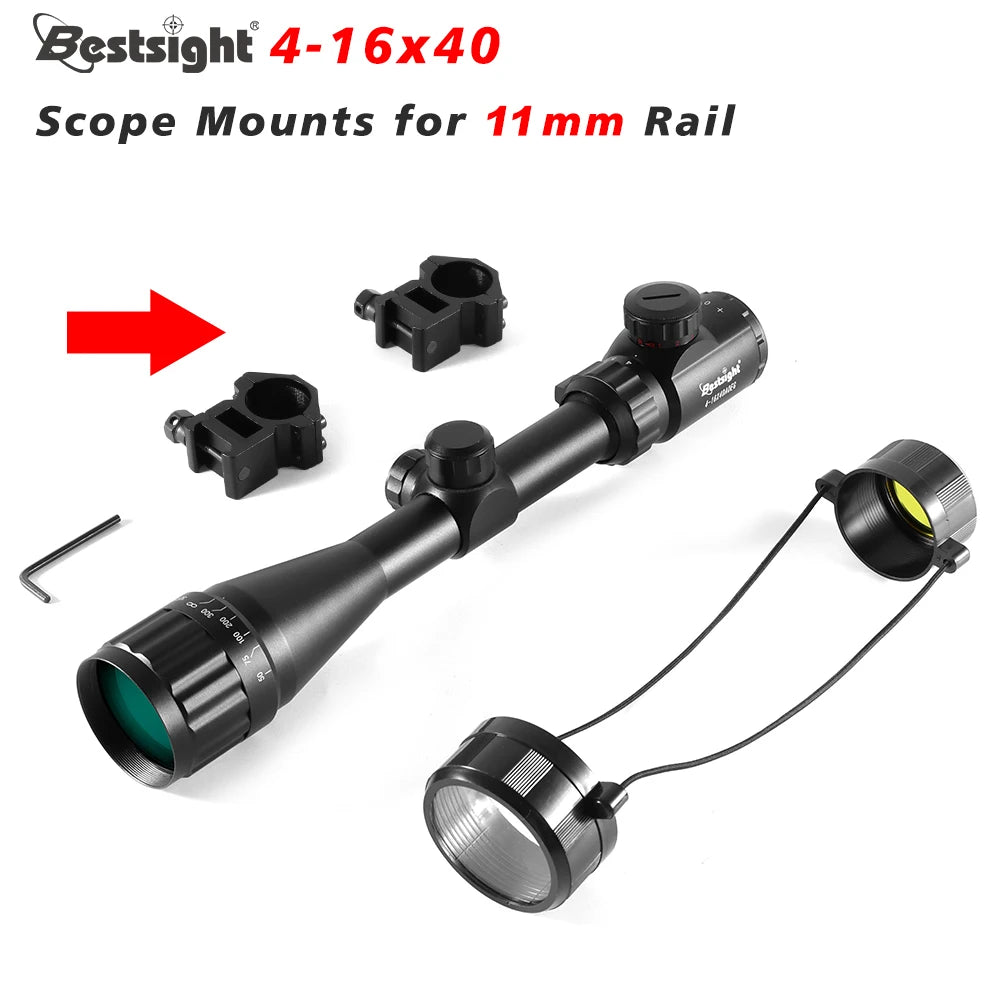 4-16X40 AOE Optics Hunting Scope Red&Green Dot Illuminated