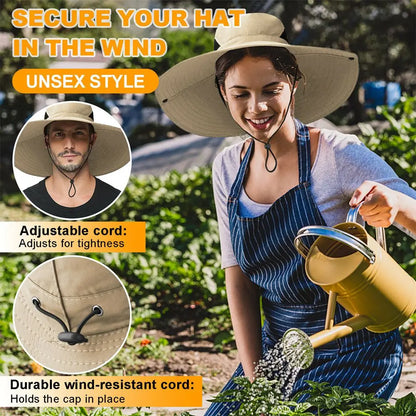 Men Women Wide Visor Brim Hat Boonie