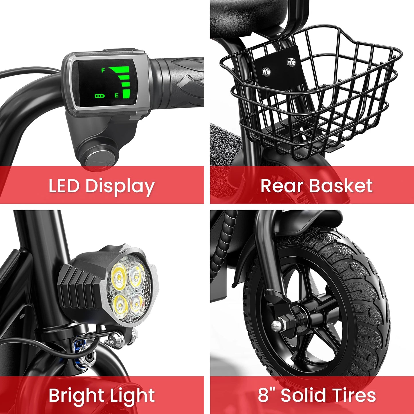 Spacewalk Kids Electric Scooter with Bluetooth Speaker