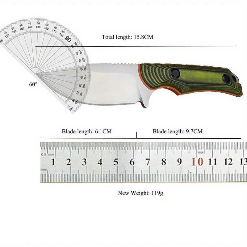 Two-tone Fixed Blade Straight Knife