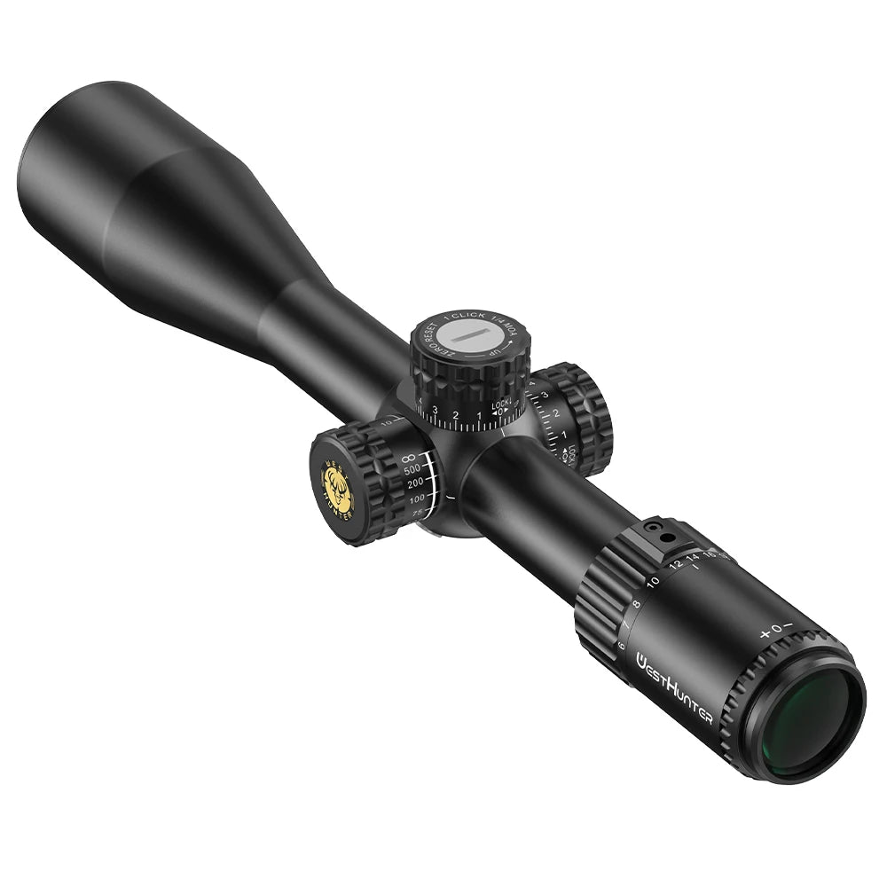 24X50 SFP Riflescope Second Focal Plane Side Parallax Optical Sights