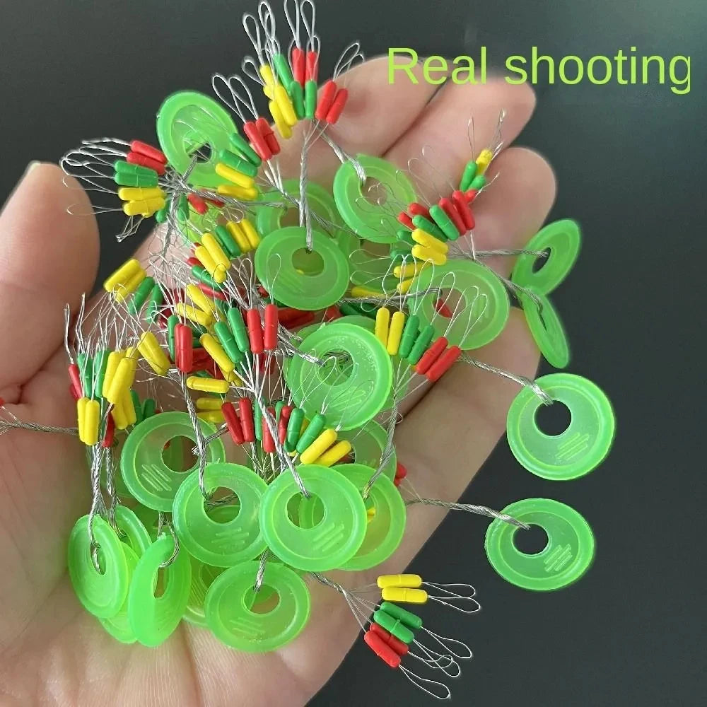 600pcs 100 Groups Float Rubber Stopper Fishing Bobber