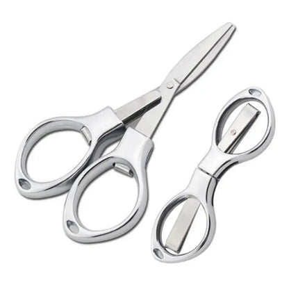 1~4PCS Stainless Steel Anti-Rust Portable Folding Scissors