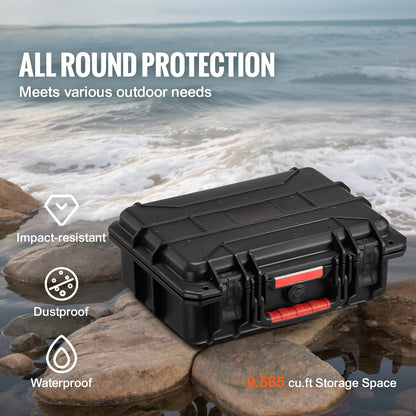Weatherproof Heavy Duty Protective Case w/ Pre-cut Foam