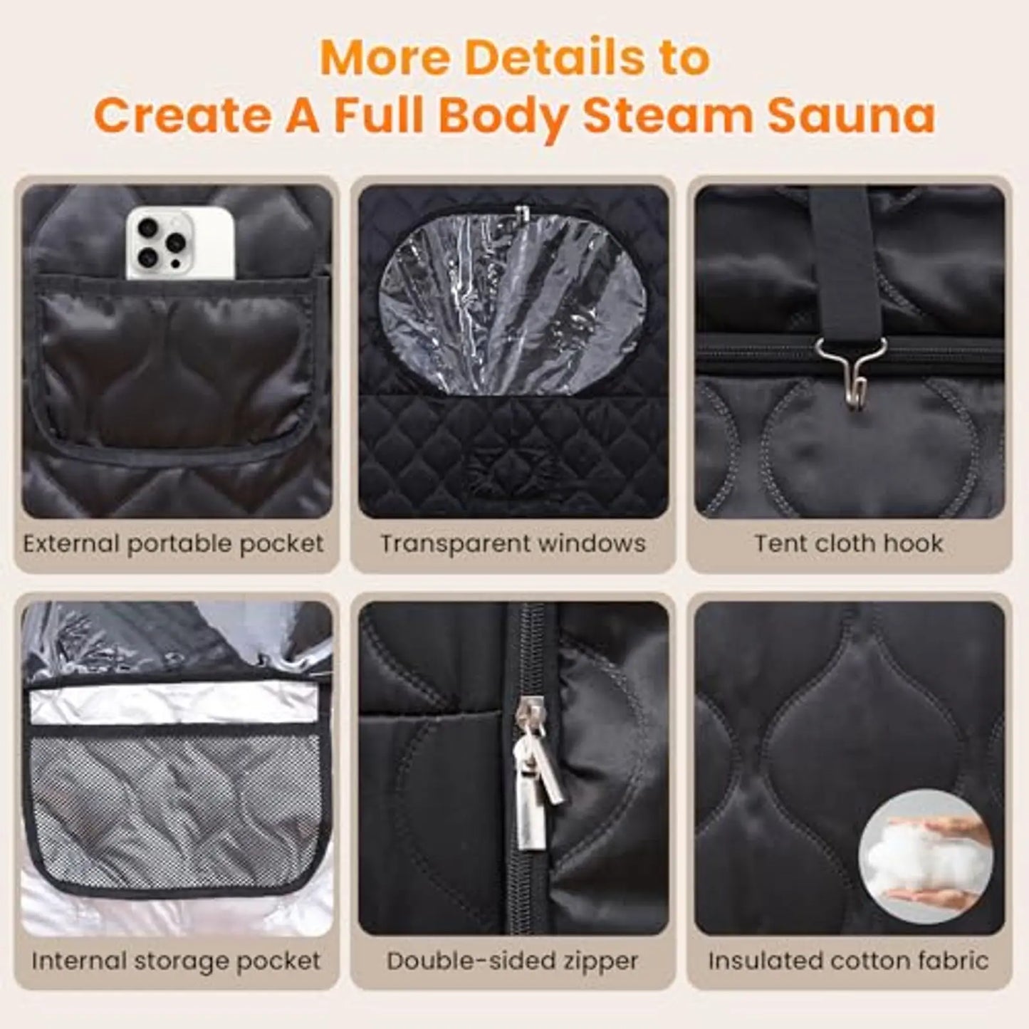 Portable Full Size Steam Sauna