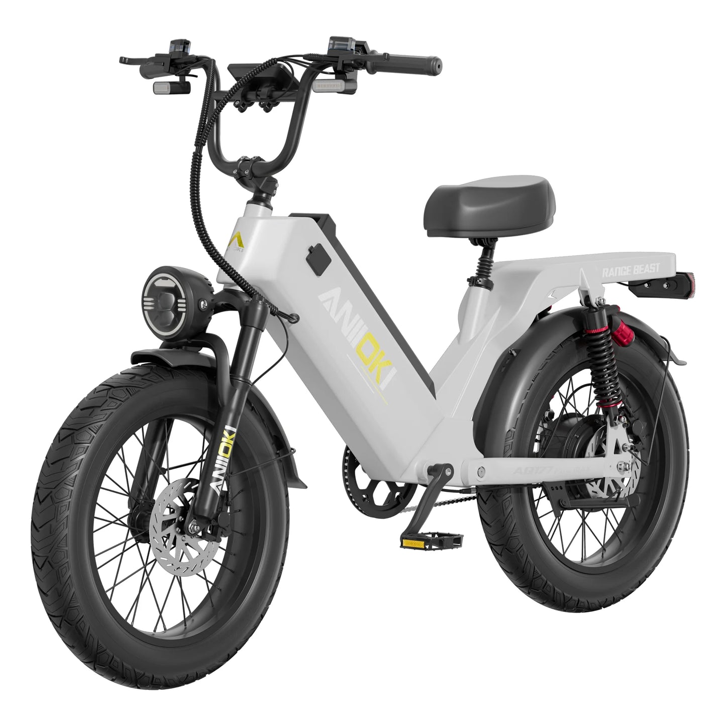 Electric bike 2800W Dual Motor 52V 70Ah Electric Bicycl 32mph Long-range Electric Bicycle ANIIOKI AQ177 AWD Adult E Bike