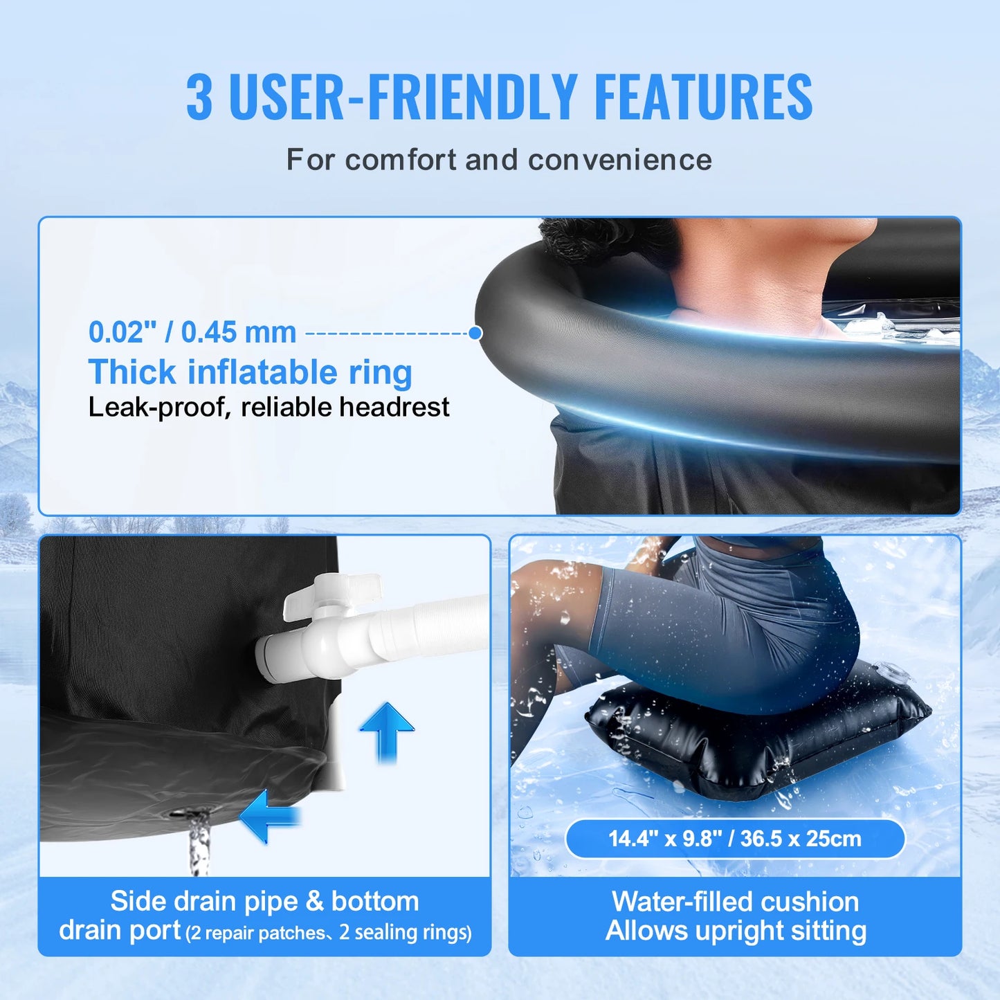 Portable Ice Barrel Pool Cold Water Therapy