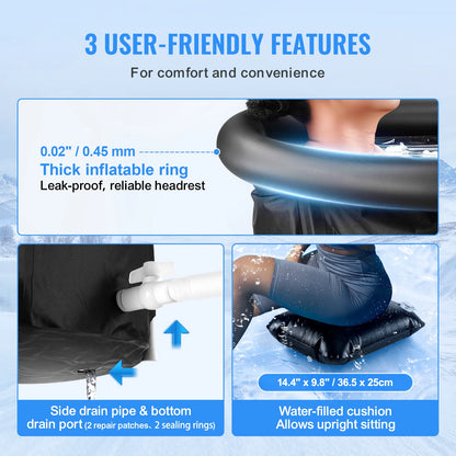 Portable Ice Barrel Pool Cold Water Therapy