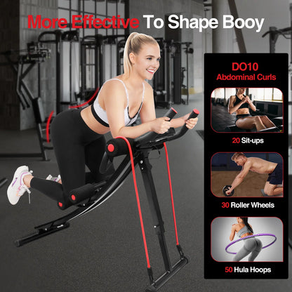 Foldable Ab Workout Equipment for Home Gym