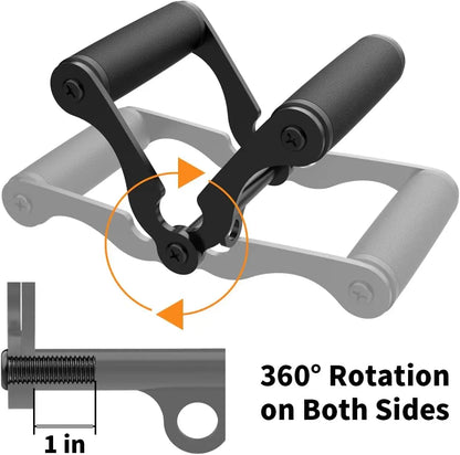 V-Bar T-Row Handle for Barbell Bars