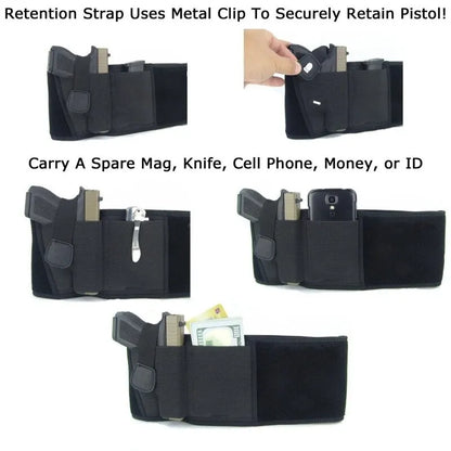 Tactical Hidden Holster Concealed Carry Waist Band Belt