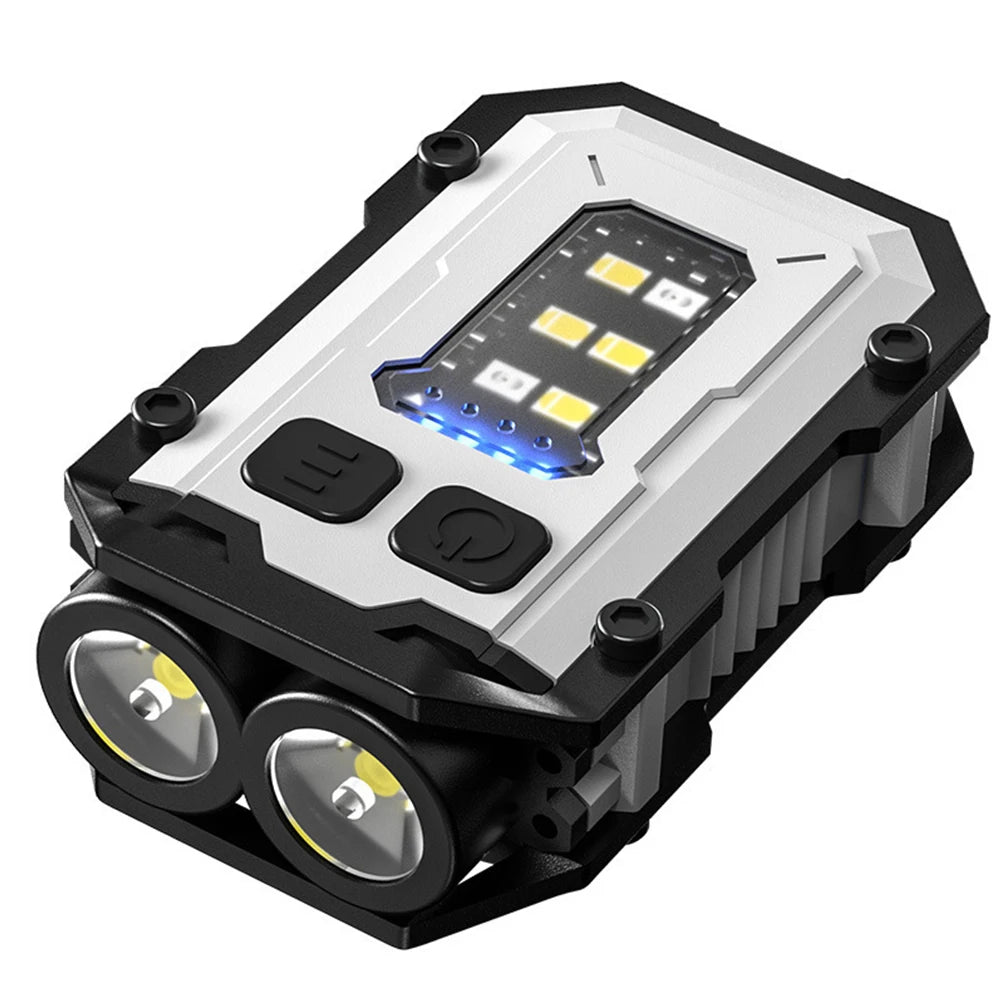 Super Bright Flashlight USB Charging Super Bright Torch 180LM Portable Keychain Light Multifunctional for Camping Fishing Walking