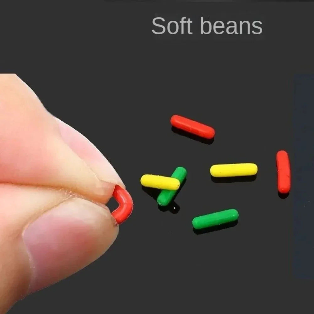 600pcs 100 Groups Float Rubber Stopper Fishing Bobber