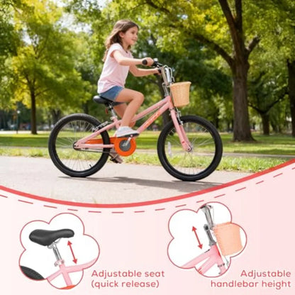 20 Inch Bike for Boys Girls Ages 4-12