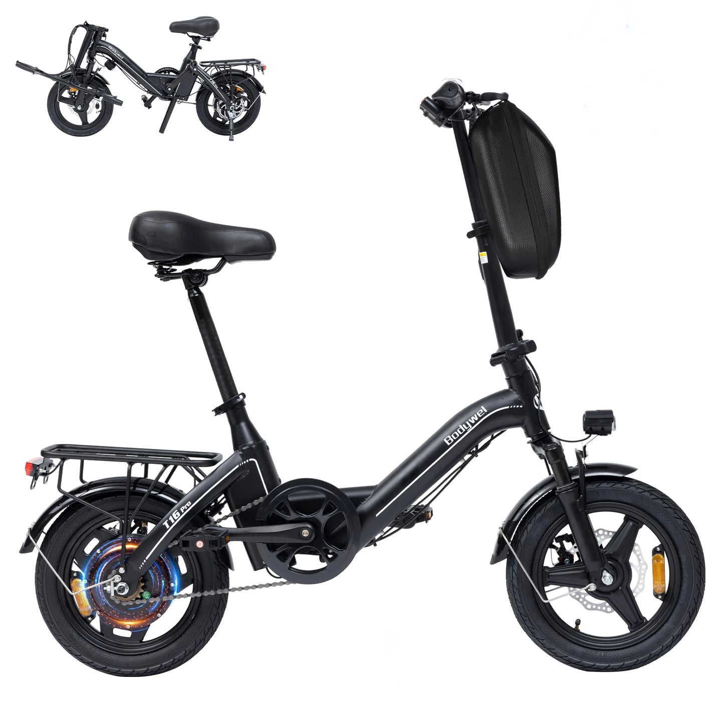Adult Electric Bike 14" Foldable eBike,
