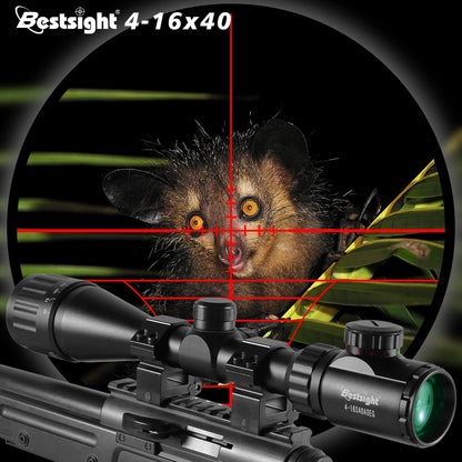 4-16X40 AOE Optics Hunting Scope Red&Green Dot Illuminated