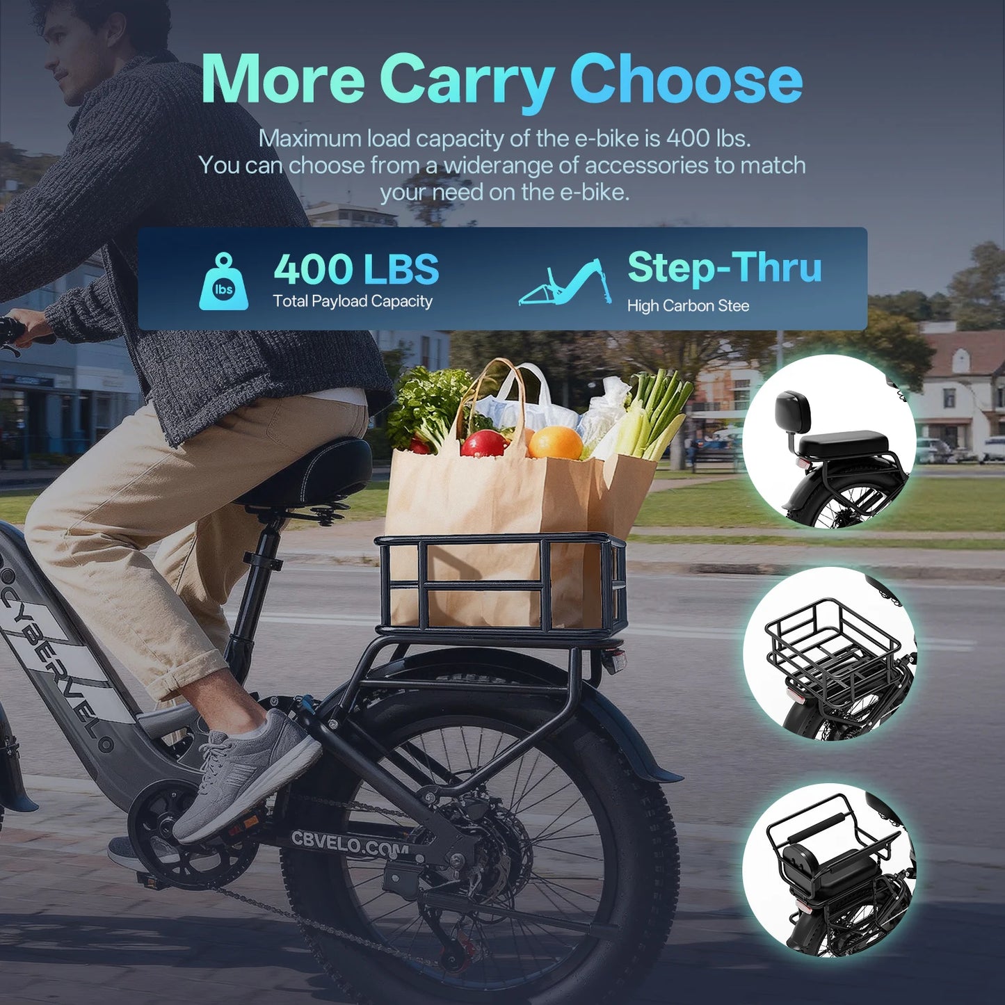 Electric Bike for Adults, 48V 20AH