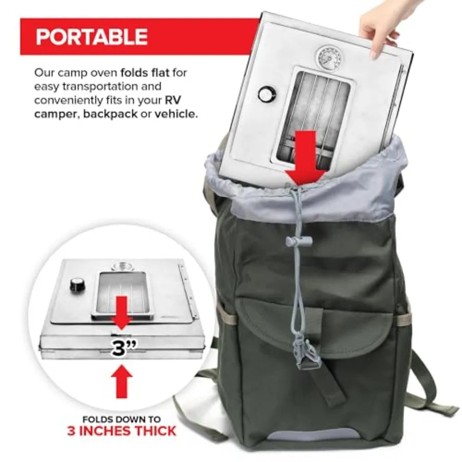 Wood Burning Portable Folding Camping Oven