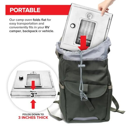 Wood Burning Portable Folding Camping Oven