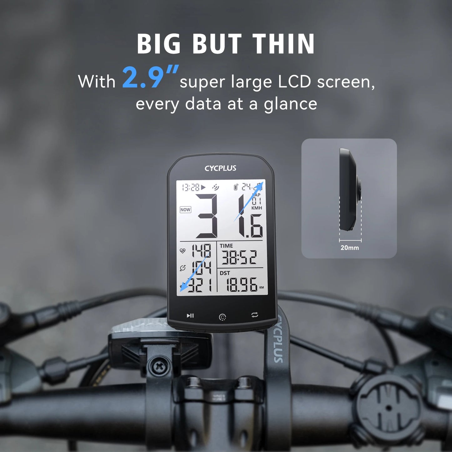 Cycling GPS Wireless Bike Computer