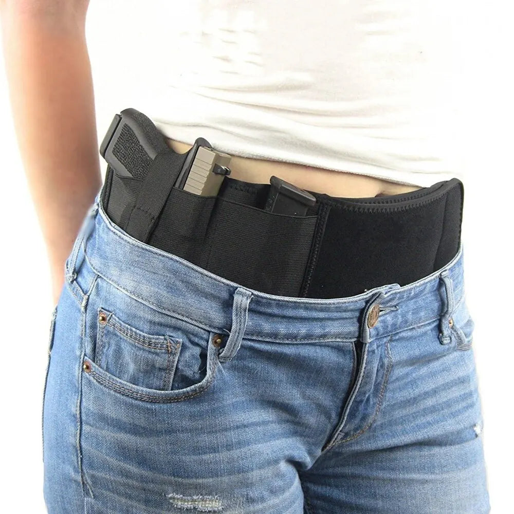 Tactical Hidden Holster Concealed Carry Waist Band Belt