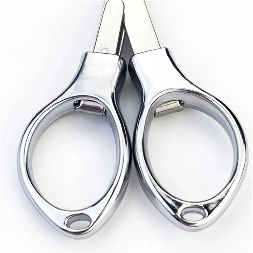 1~4PCS Stainless Steel Anti-Rust Portable Folding Scissors