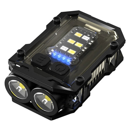 Super Bright Flashlight USB Charging Super Bright Torch 180LM Portable Keychain Light Multifunctional for Camping Fishing Walking