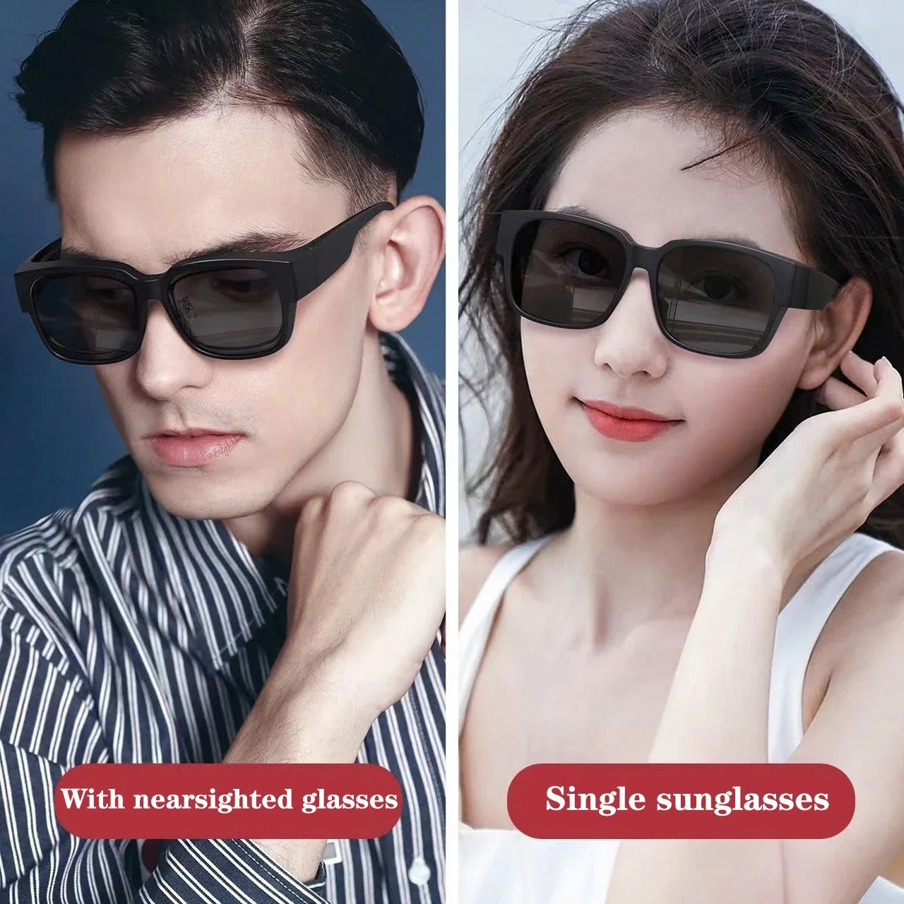 New Fashion Polarized Sunglasses Cover Over Prescription Glasses