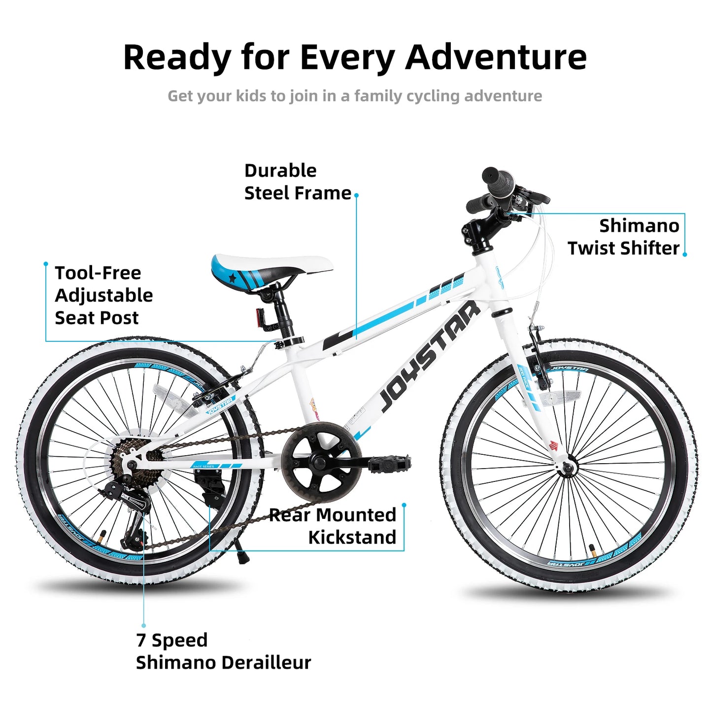 20 24 Inch Kids Bike for Boys Girls Ages 7-12 Years