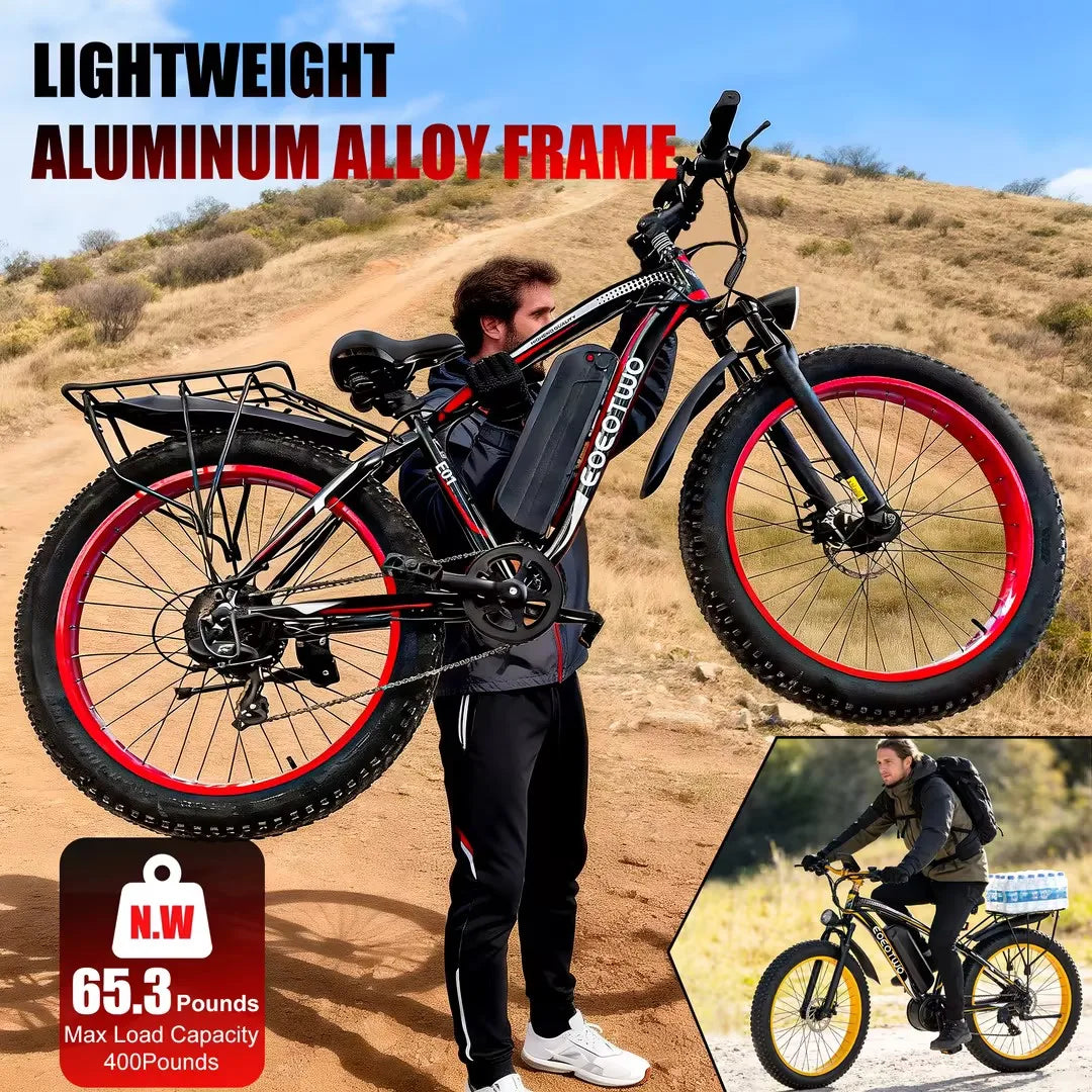 1500W Electric Bike 48V 15Ah Battery