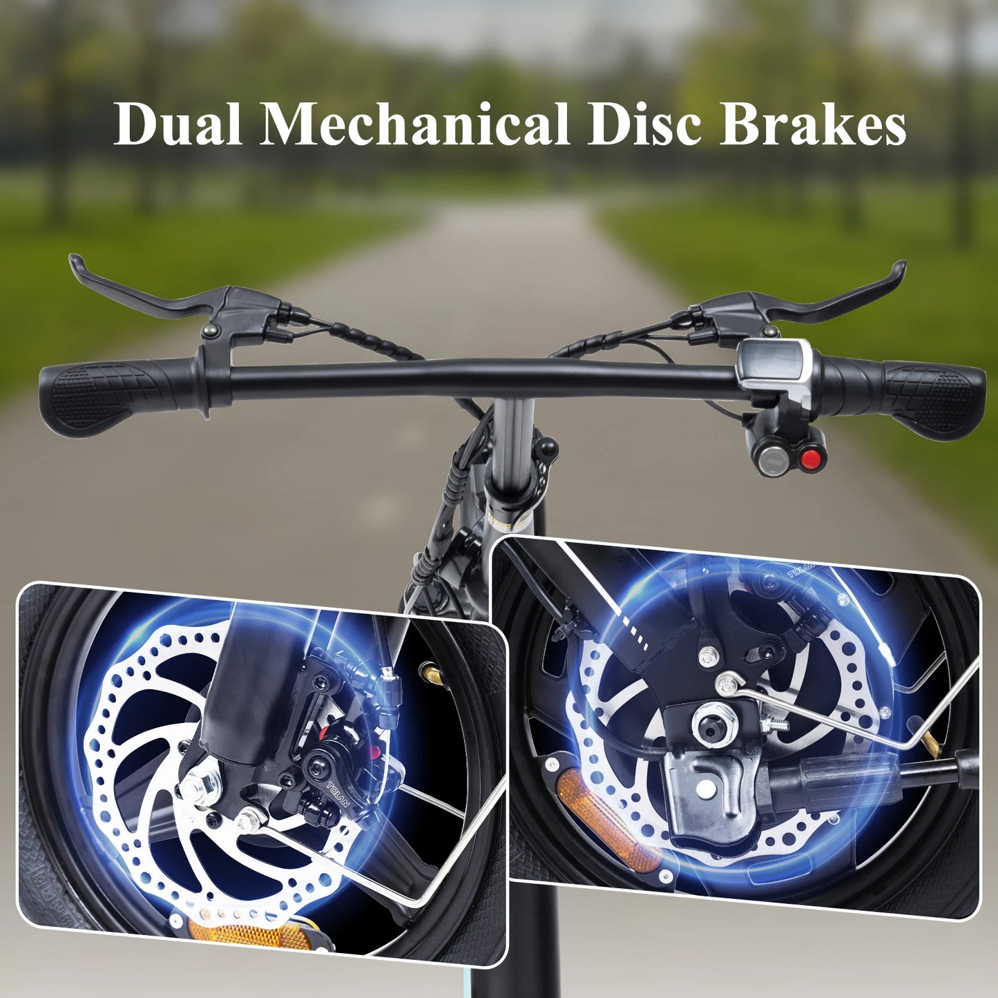 Adult Electric Bike 14" Foldable eBike,