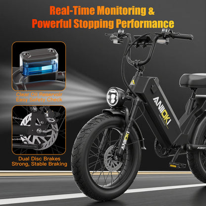 Electric bike 2800W Dual Motor 52V