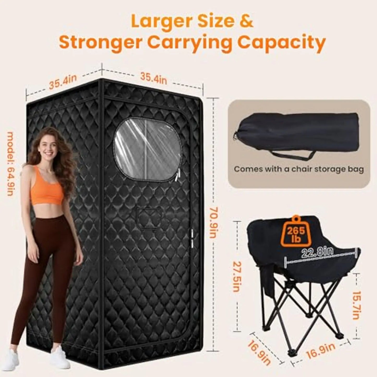 Portable Full Size Steam Sauna