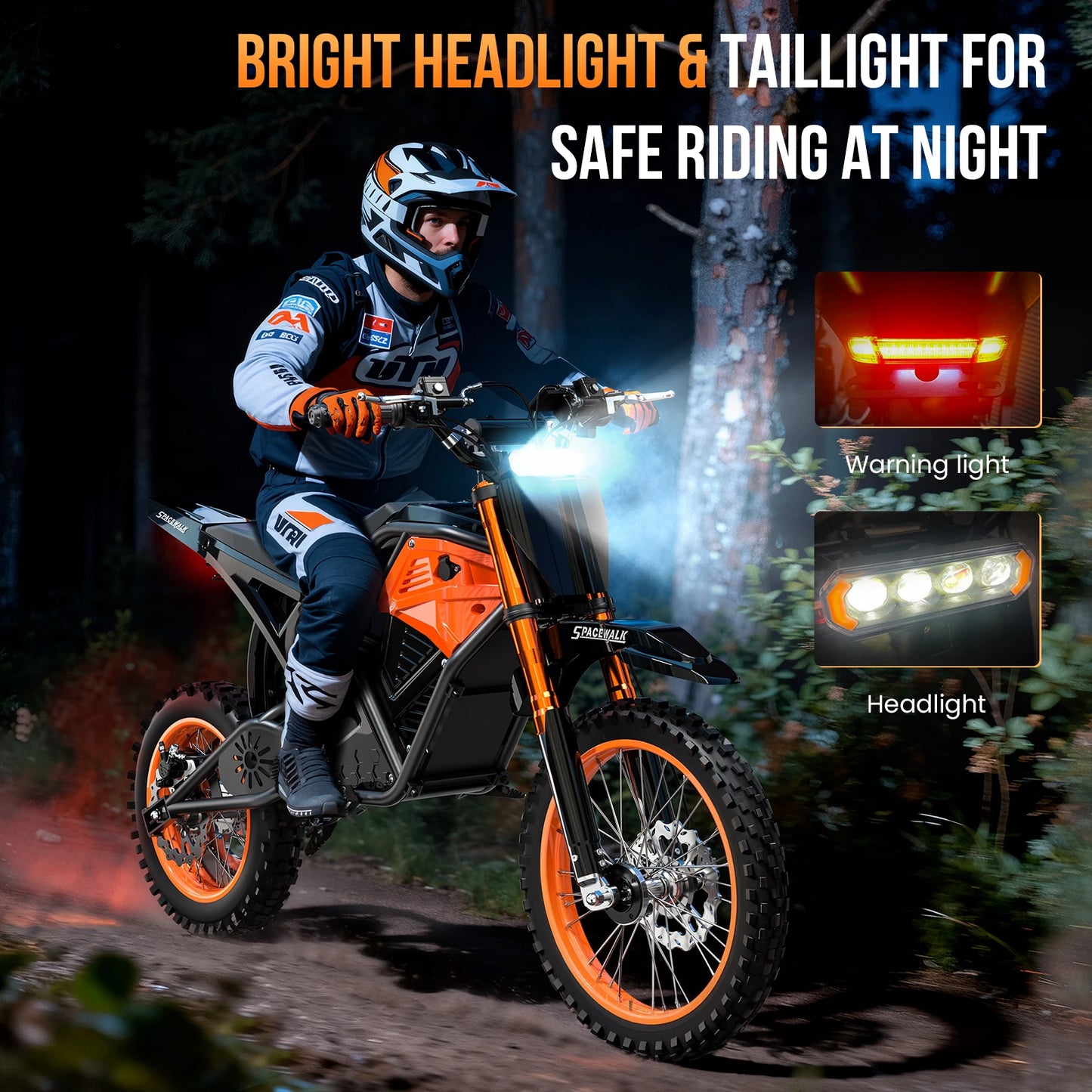 14"/12" Fat Tire Electric Dirt Bike for Teens Adults,48V