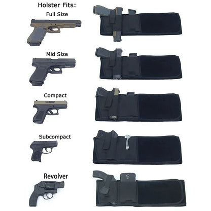 Tactical Hidden Holster Concealed Carry Waist Band Belt