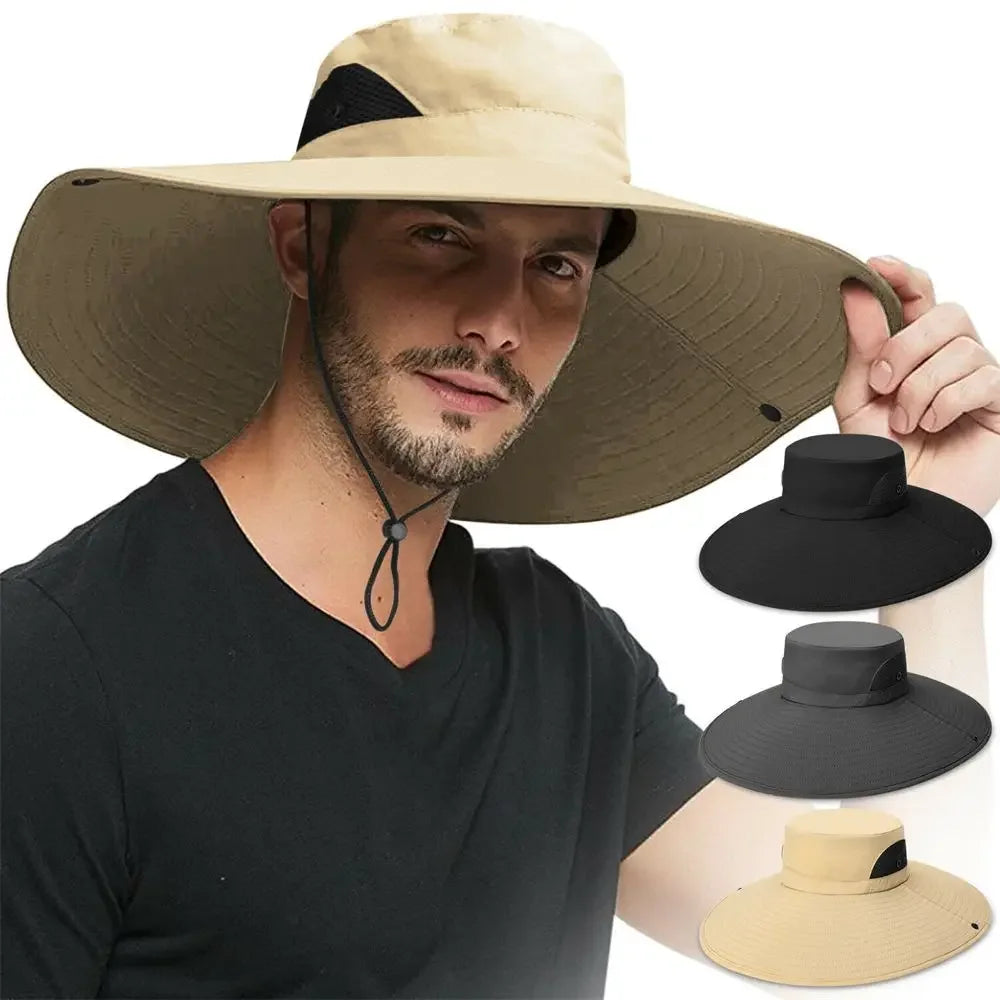 Men Women Wide Visor Brim Hat Boonie