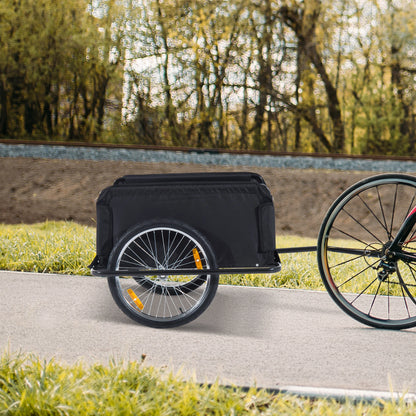 Two-Wheel Bicycle Large Cargo Trailer with Folding Storage