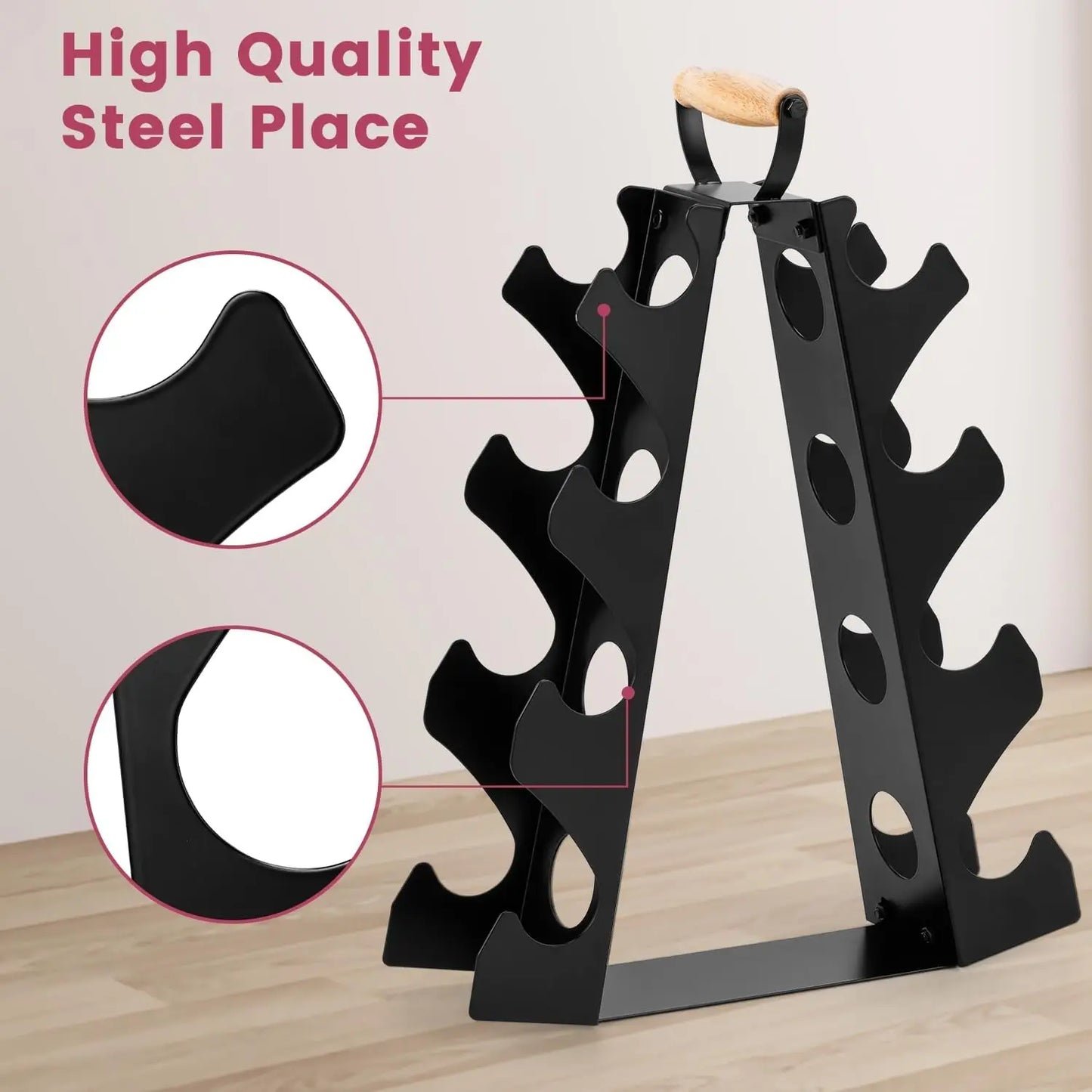A-Frame Dumbbell Rack Stand