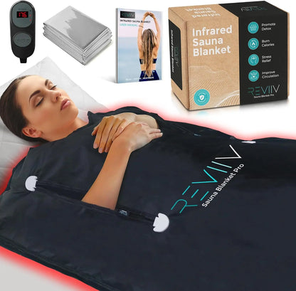 Portable Infrared Sauna Blanket with Zipper Arm Holes