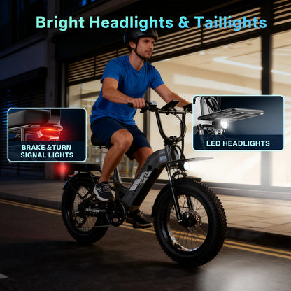 Electric Bike for Adults, 48V 20AH