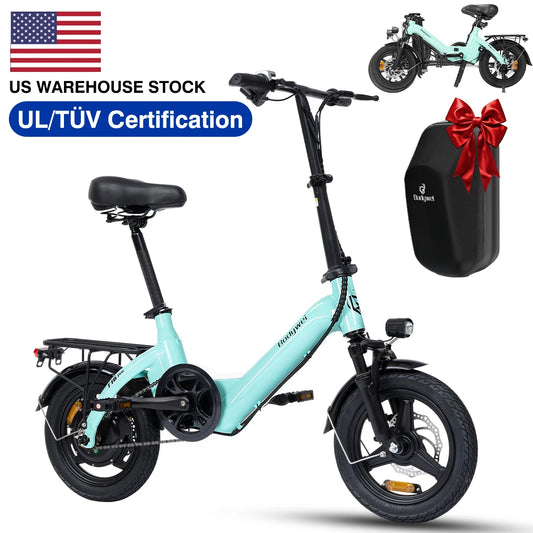 Adult Electric Bike 14" Foldable eBike,