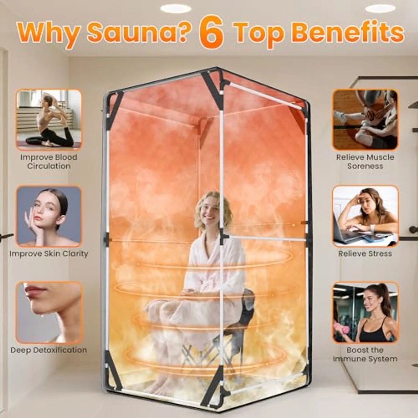 Portable Full Size Steam Sauna