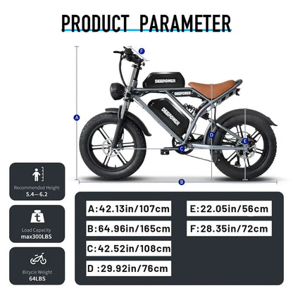 S7Pro Off-Road Electric Bike Adults Mountain Ebike All-Terrain Motorcycle