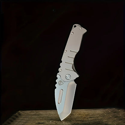 Folding tactical knife stainless steel blade