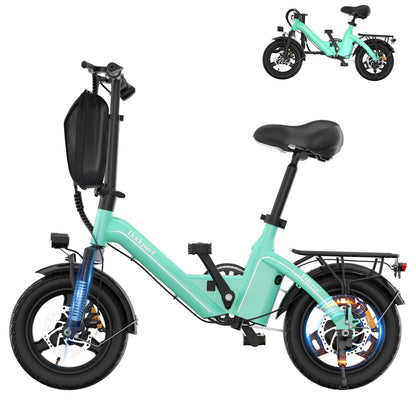 Adult Electric Bike 14" Foldable eBike,