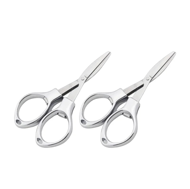 1~4PCS Stainless Steel Anti-Rust Portable Folding Scissors