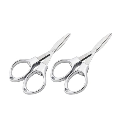 1~4PCS Stainless Steel Anti-Rust Portable Folding Scissors