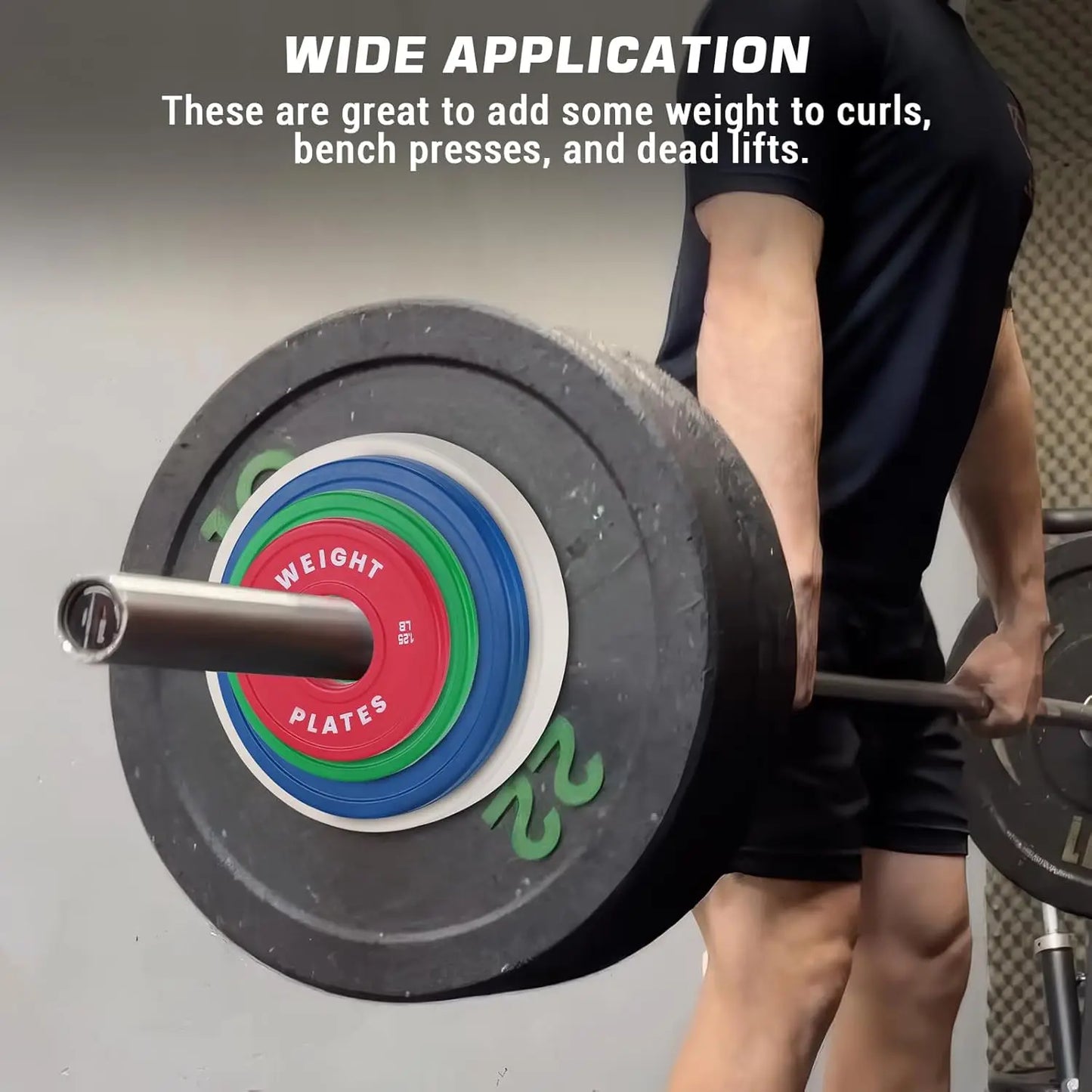 2PCS 1.25LB 2.5LB 5LB 10LB for Weight Lifting