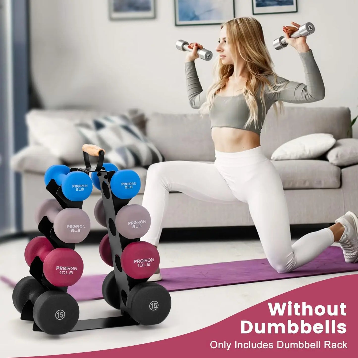 A-Frame Dumbbell Rack Stand