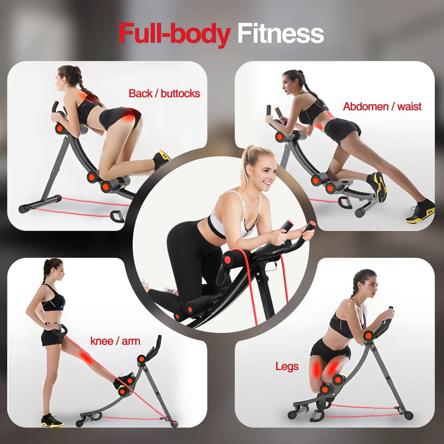 Foldable Ab Workout Equipment for Home Gym